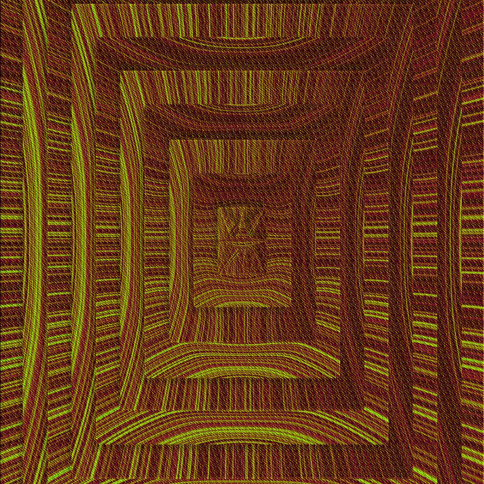 Patterned Dark Red Rug, pat857yw