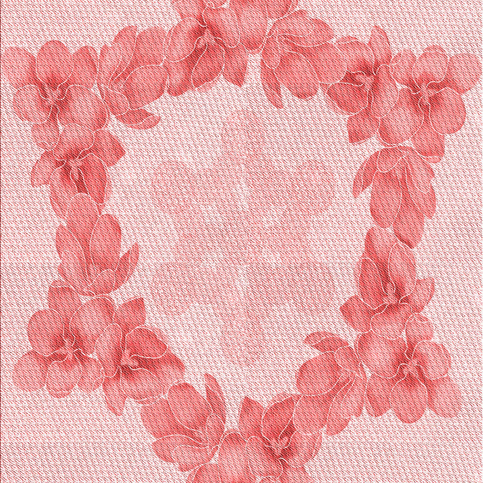 Patterned Light Red Pink Rug, pat858rd