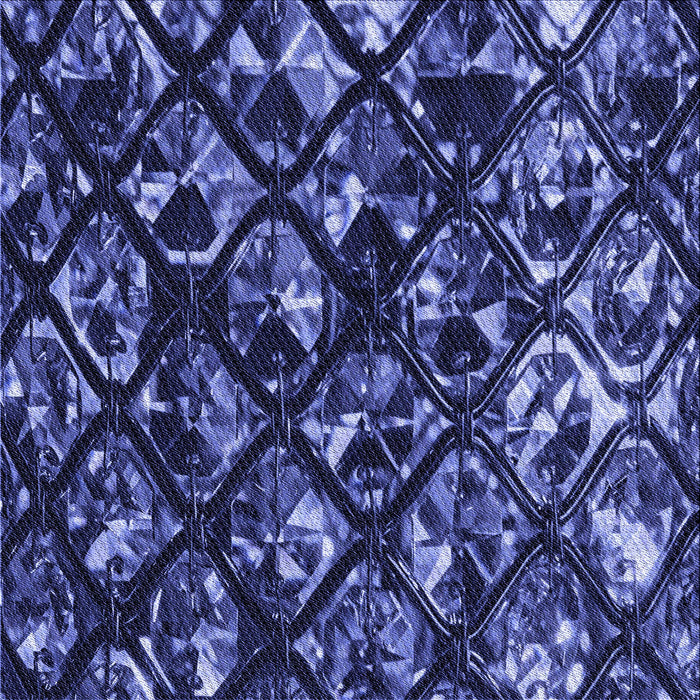 Round Patterned Light Slate Blue Rug, pat859blu