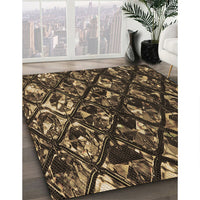 Patterned Copper Brown Rug, pat859brn