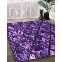 Patterned Purple Rug, pat859pur