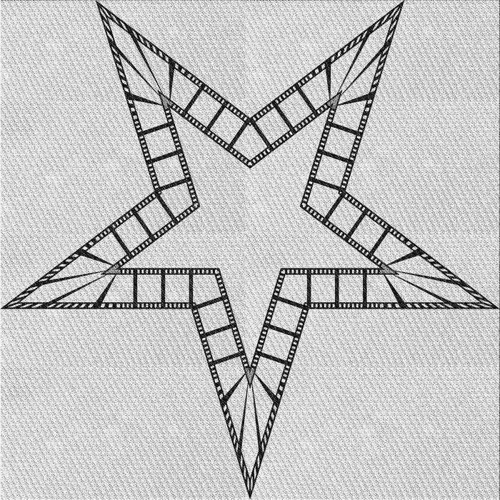 Square Patterned Off-White Novelty Rug, pat85