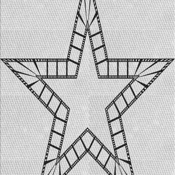 Patterned Off-White Novelty Rug, pat85