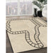 Machine Washable Transitional Moccasin Beige Rug in a Family Room, wshpat86brn