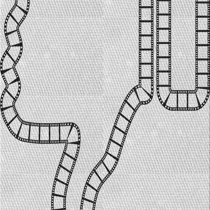 Patterned Platinum Gray Rug, pat86gry