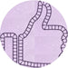 Square Patterned Lilac Purple Rug, pat86pur