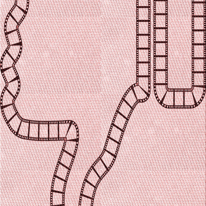 Patterned Pink Rug, pat86rd