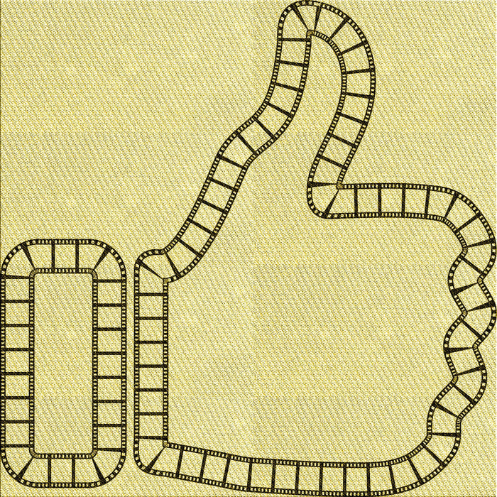 Round Patterned Sun Yellow Rug, pat86yw