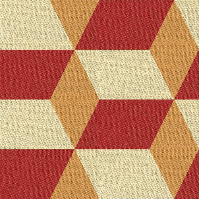 Round Patterned Chrome Gold Yellow Rug, pat860brn