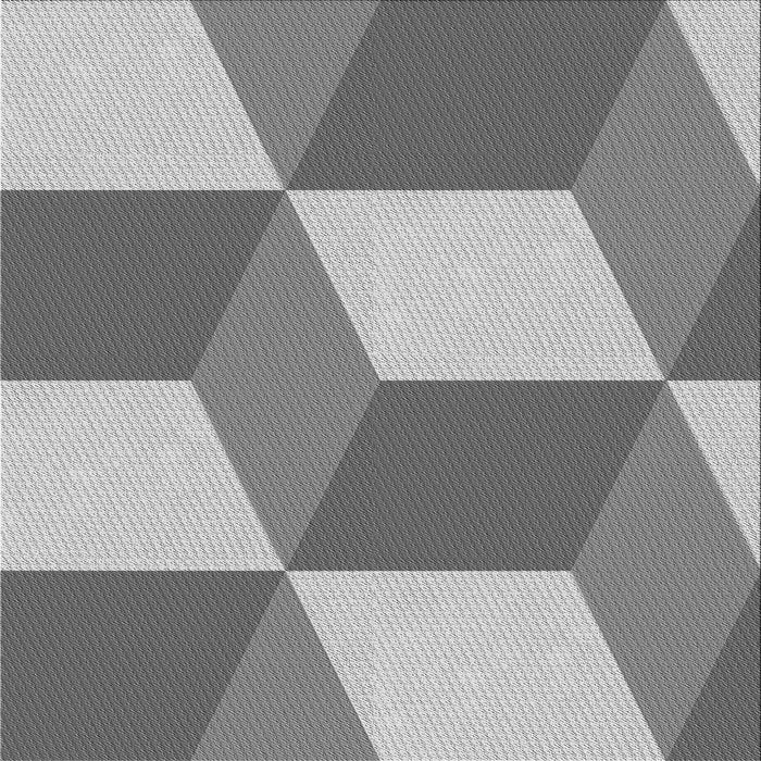 Round Patterned Silver Gray Rug, pat860gry