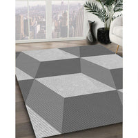 Patterned Silver Gray Rug, pat860gry