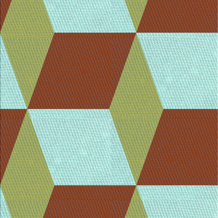 Patterned Light Green Rug, pat860lblu