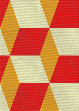 Machine Washable Transitional Neon Red Rug, wshpat860