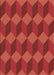 Patterned Red Rug, pat861brn