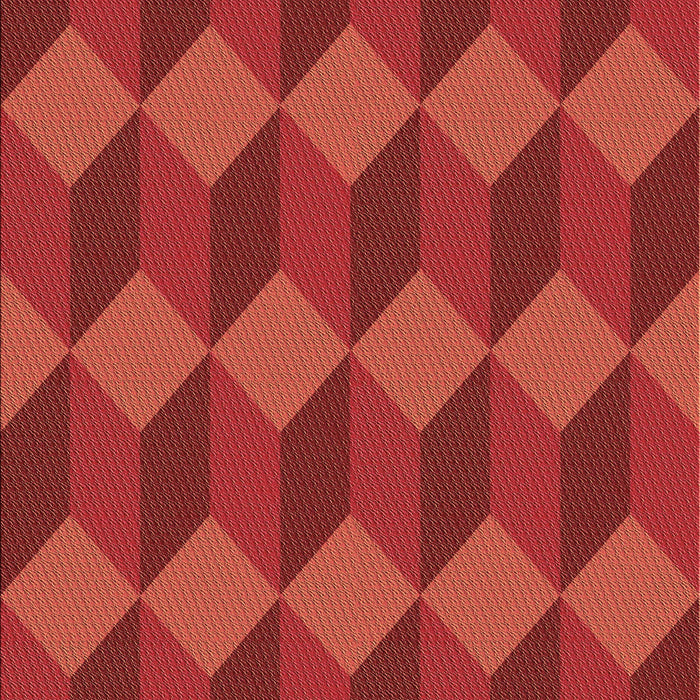 Patterned Red Rug, pat861brn