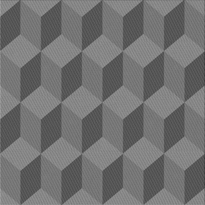 Round Patterned Gray Rug, pat861gry