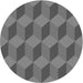 Square Patterned Gray Rug, pat861gry