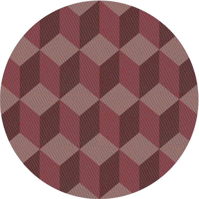 Square Machine Washable Transitional Indian Red Rug in a Living Room, wshpat861lblu