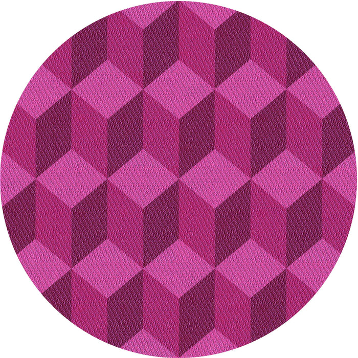 Square Machine Washable Transitional Fuchsia Magenta Purple Rug in a Living Room, wshpat861pur