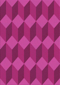 Machine Washable Transitional Fuchsia Magenta Purple Rug, wshpat861pur