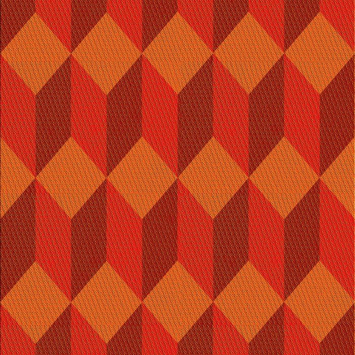 Patterned Scarlet Red Rug, pat861yw