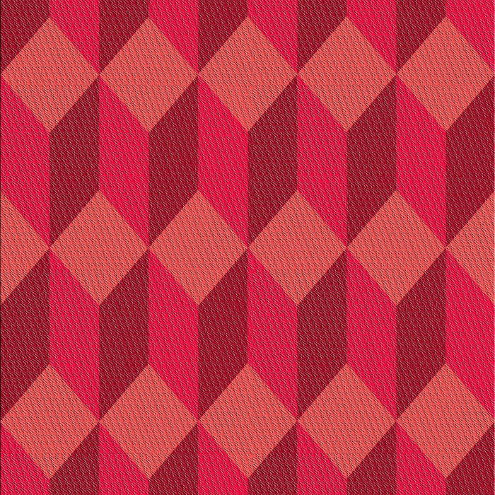 Patterned Red Novelty Rug, pat861