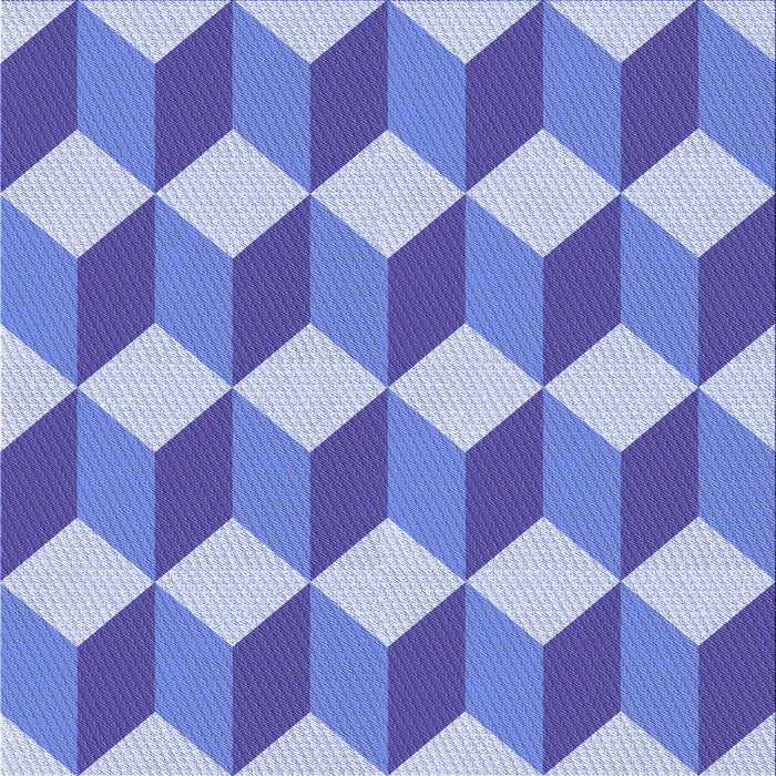 Round Patterned Light Sky Blue Rug, pat862blu