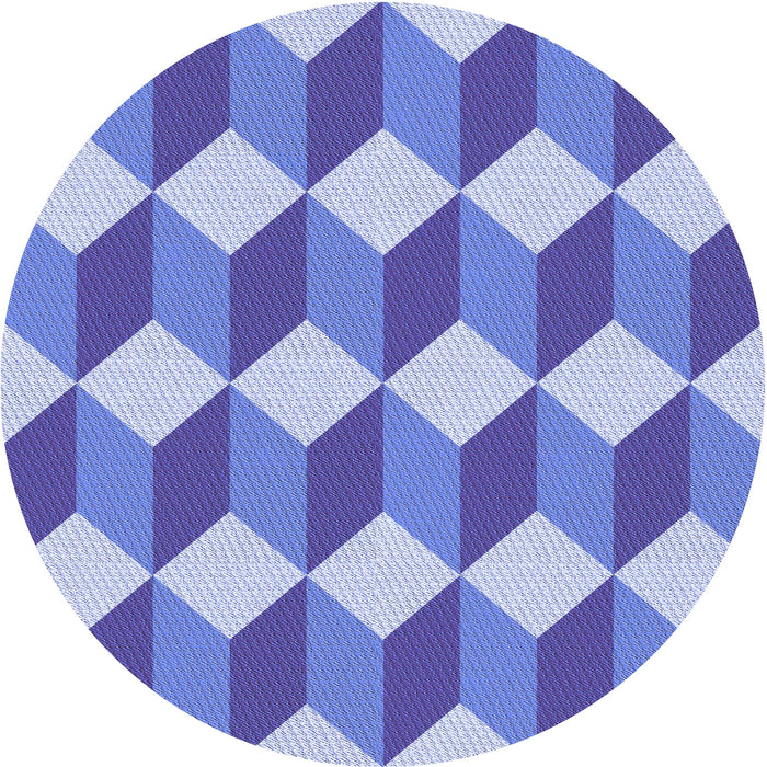 Square Machine Washable Transitional Light Sky Blue Rug in a Living Room, wshpat862blu