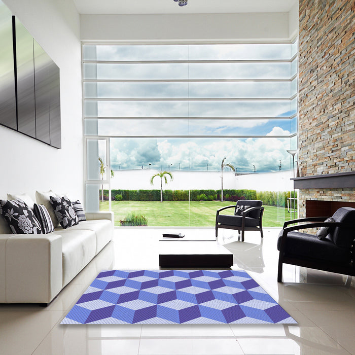 Machine Washable Transitional Light Sky Blue Rug in a Kitchen, wshpat862blu