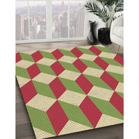 Patterned Red Rug, pat862brn