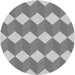 Square Patterned Silver Gray Rug, pat862gry