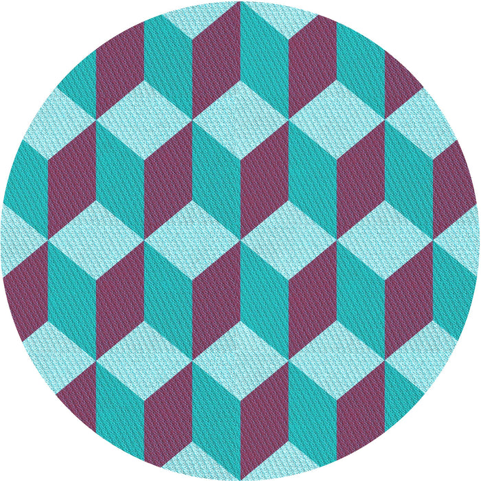 Square Machine Washable Transitional French Lilac Purple Rug in a Living Room, wshpat862lblu