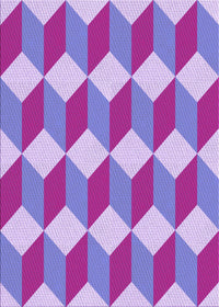 Machine Washable Transitional Bright Lilac Purple Rug, wshpat862pur