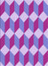 Patterned Bright Lilac Purple Rug, pat862pur