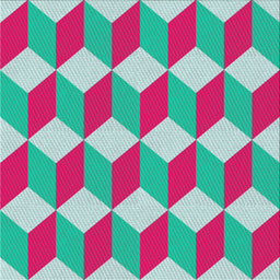Square Patterned Sky Blue Novelty Rug, pat862