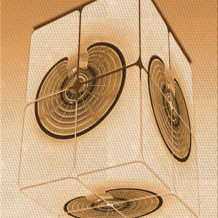 Patterned Orange Rug, pat863org