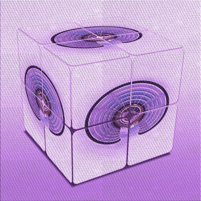 Round Machine Washable Transitional Purple Rug, wshpat863pur