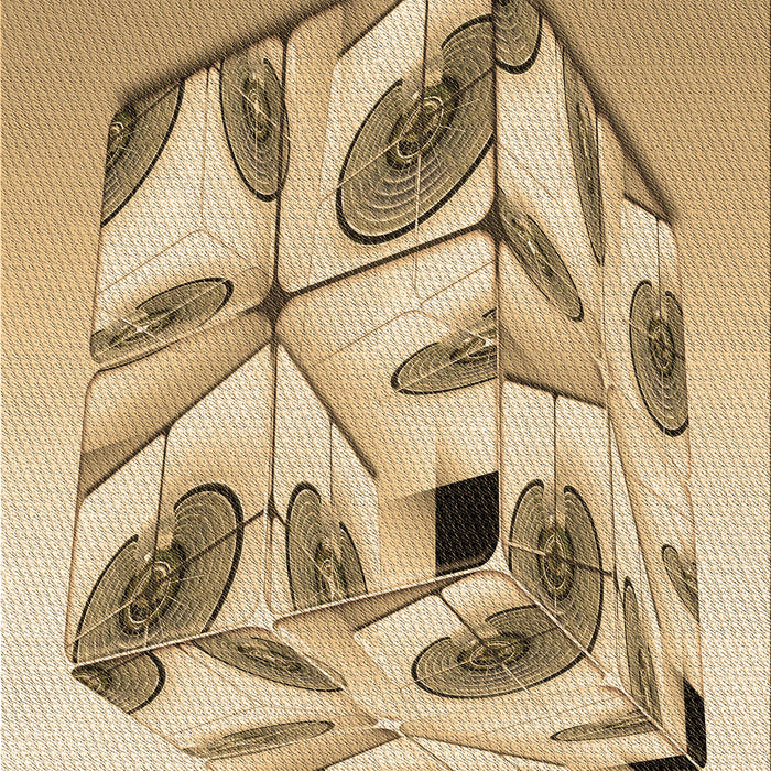 Patterned Light Brown Rug, pat864brn