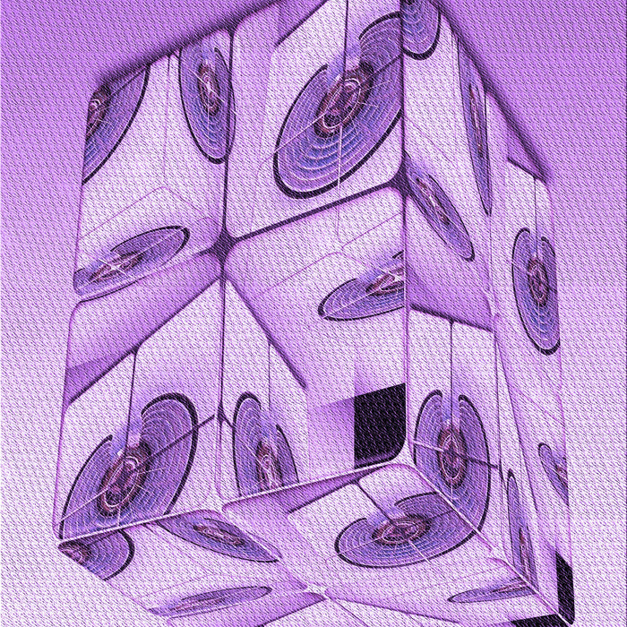 Patterned Purple Rug, pat864pur