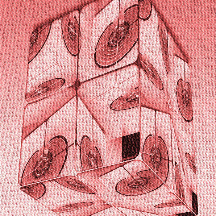 Patterned Red Rug, pat864rd