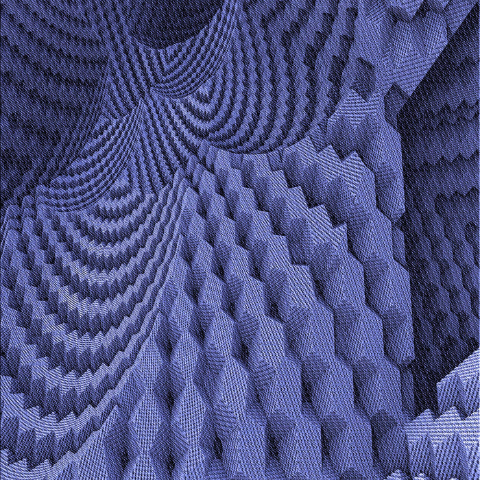 Patterned Lapis Blue Rug, pat865blu