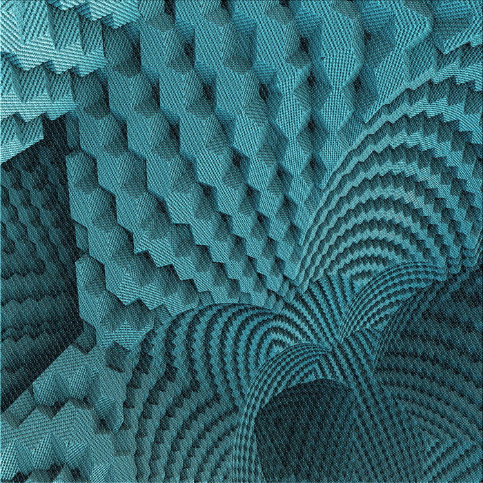 Round Machine Washable Transitional Dark Turquoise Green Rug, wshpat865lblu