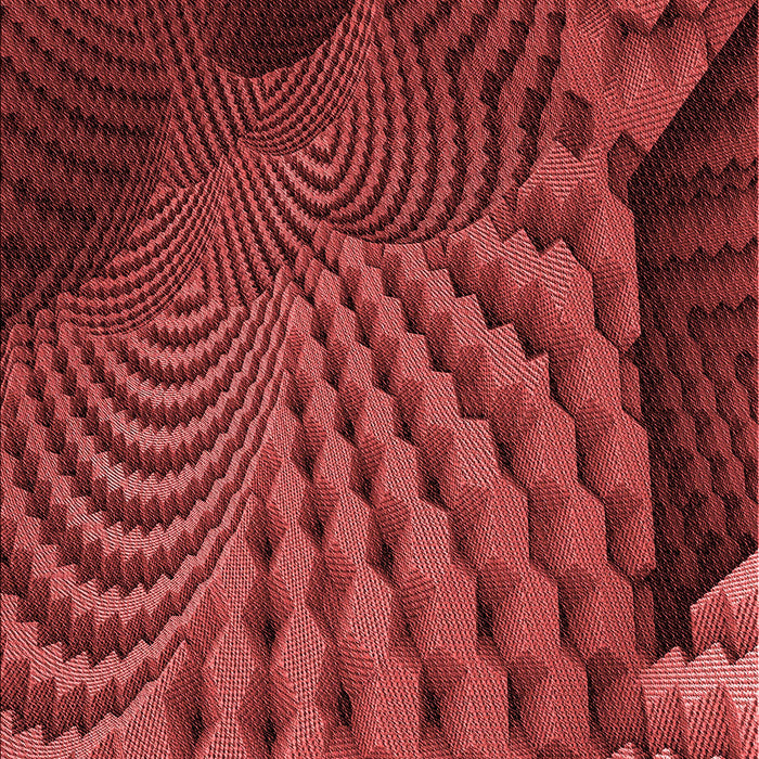 Patterned Red Rug, pat865rd