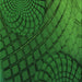 Round Machine Washable Transitional Deep Emerald Green Rug, wshpat866grn