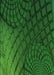 Machine Washable Transitional Deep Emerald Green Rug, wshpat866grn