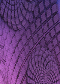 Machine Washable Transitional Dark Orchid Purple Rug, wshpat866pur