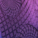 Round Machine Washable Transitional Dark Orchid Purple Rug, wshpat866pur