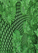 Machine Washable Transitional Deep Emerald Green Rug, wshpat867grn