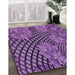 Machine Washable Transitional Purple Rug in a Family Room, wshpat867pur