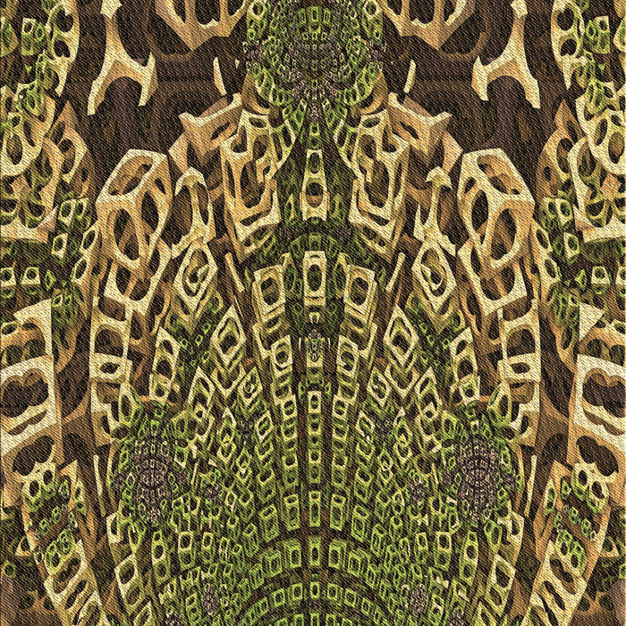 Patterned Brown Rug, pat868brn